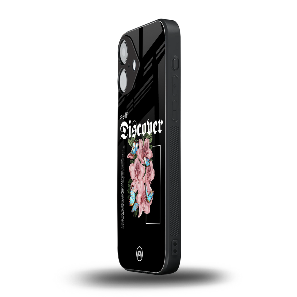 self discover back phone cover | glass case for iphone 16