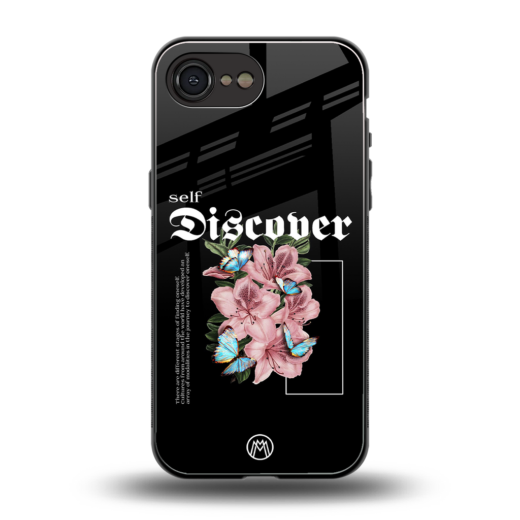 self discover back phone cover | glass case for iphone 16e