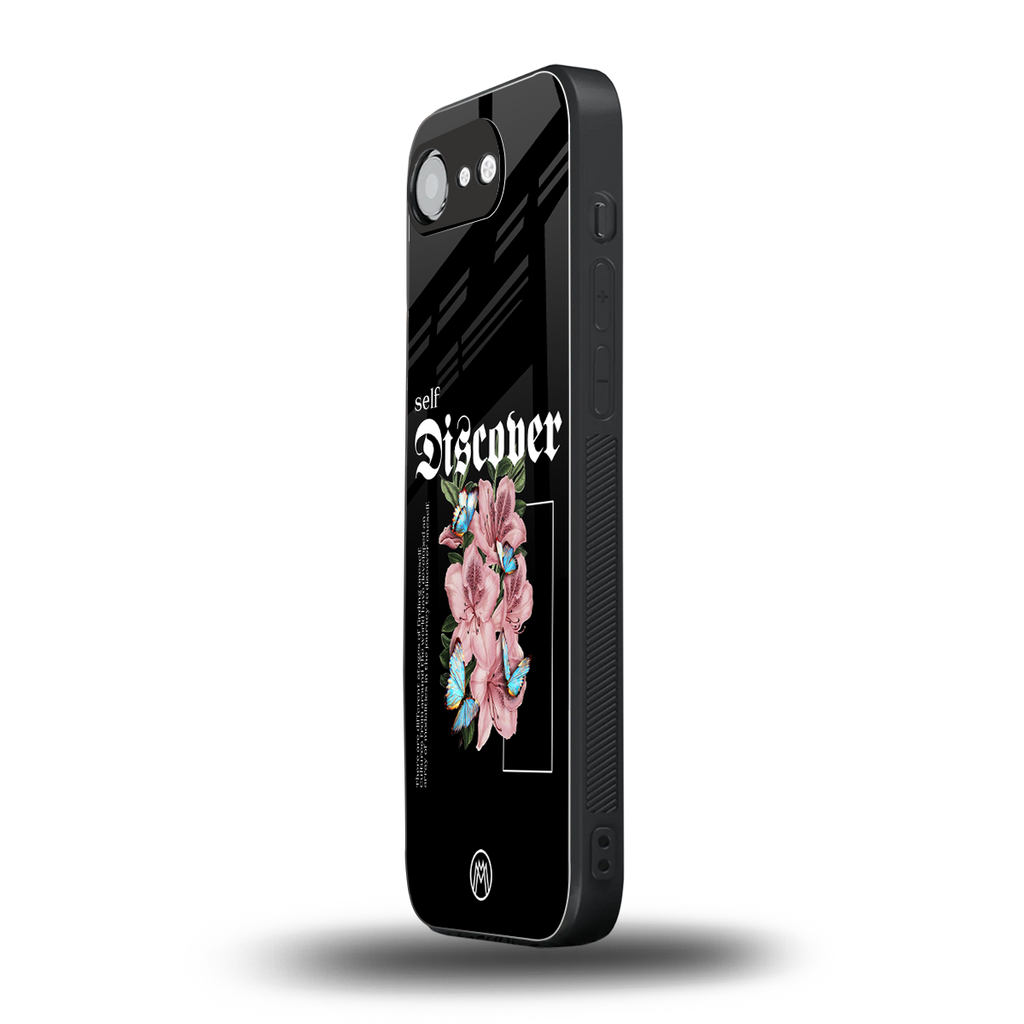 self discover back phone cover | glass case for iphone 16e