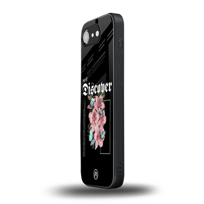 self discover back phone cover | glass case for iphone 16e