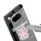 self discover back phone cover | glass case for iphone 16e