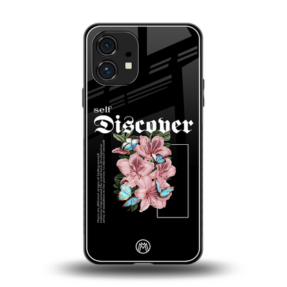 self discover back phone cover | glass case for nothing phone 1