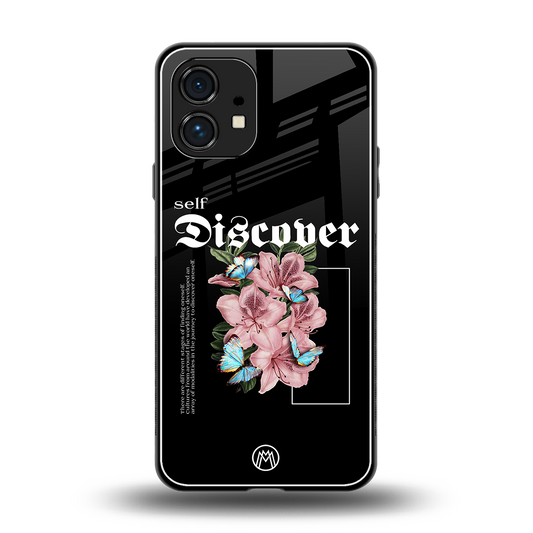 self discover back phone cover | glass case for nothing phone 1