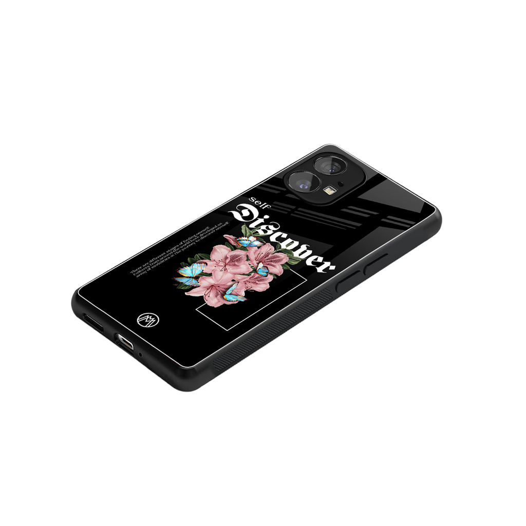 self discover back phone cover | glass case for nothing phone 1
