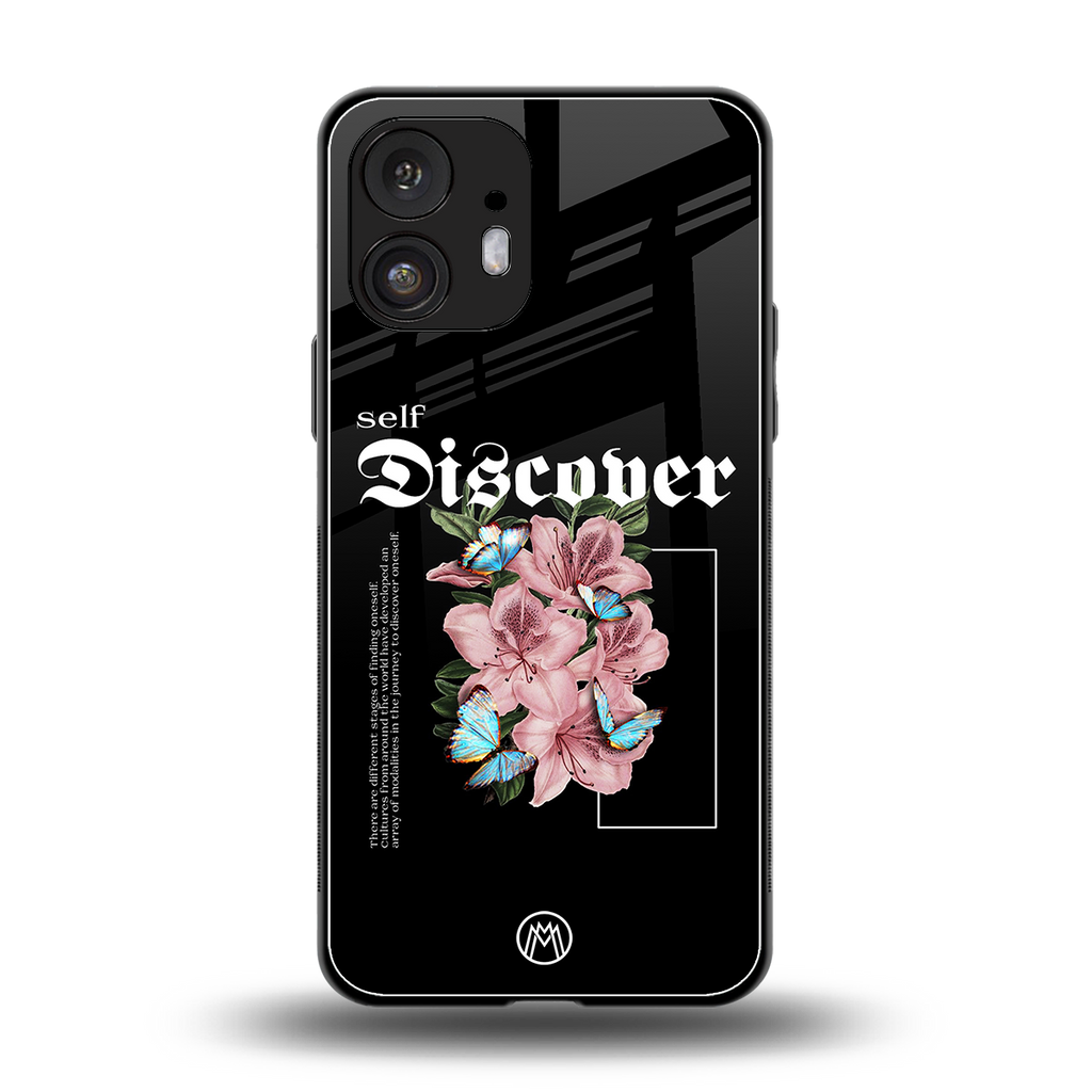 self discover back phone cover | glass case for nothing phone 2