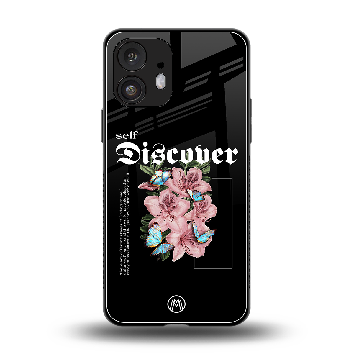 self discover back phone cover | glass case for nothing phone 2