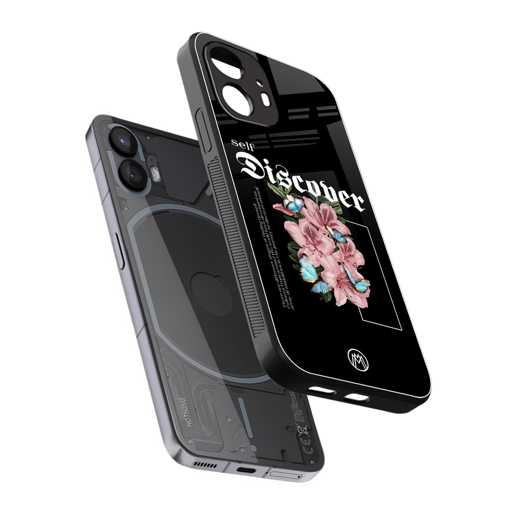 self discover back phone cover | glass case for nothing phone 2