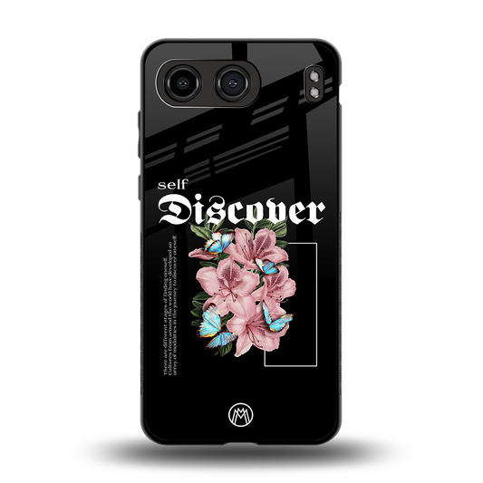 self discover back phone cover | glass case for oneplus nord 4
