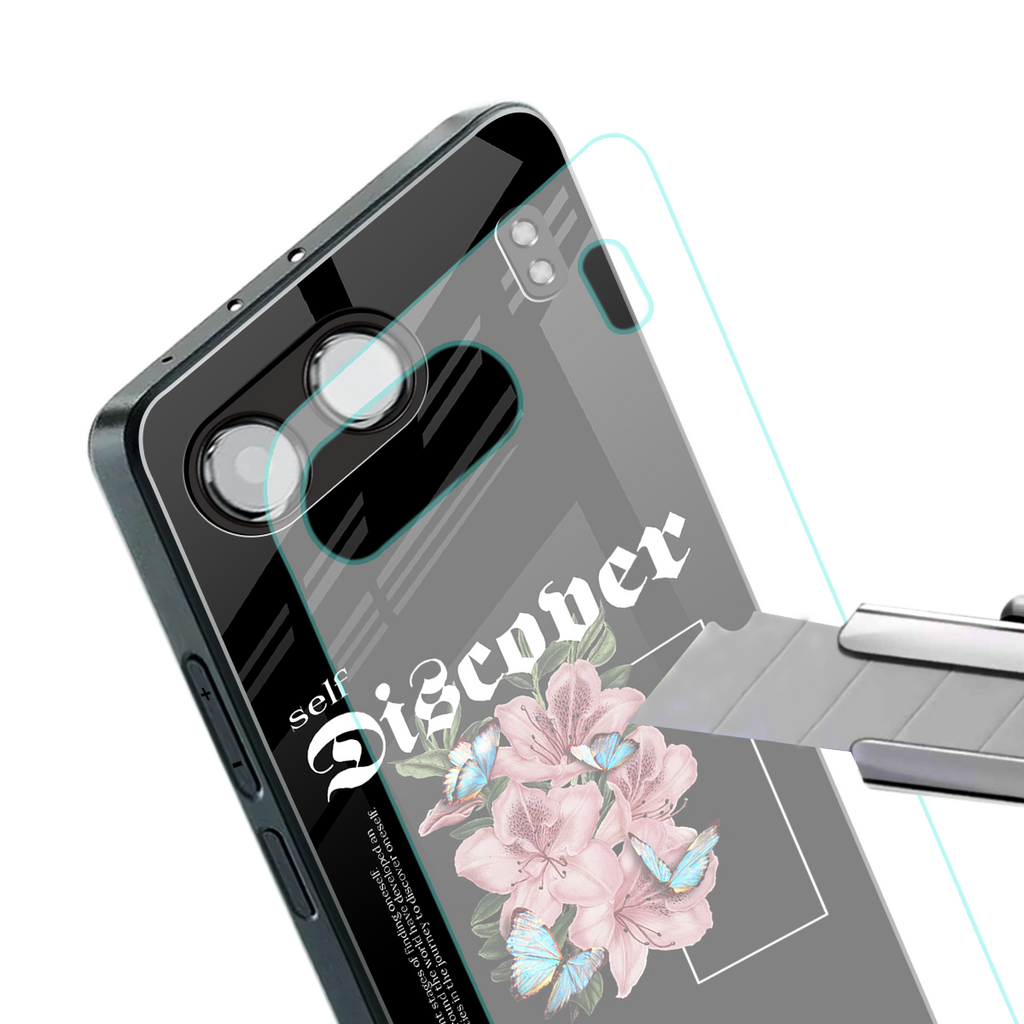 self discover back phone cover | glass case for oneplus nord 4