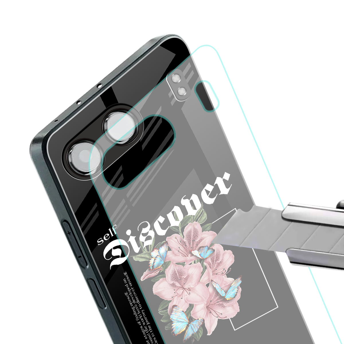 self discover back phone cover | glass case for oneplus nord 4