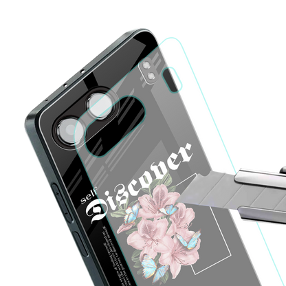 self discover back phone cover | glass case for oneplus nord 4