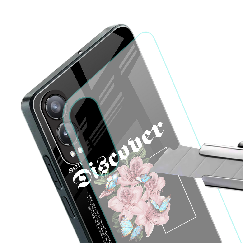 self discover back phone cover | glass case for oneplus nord ce 4 lite