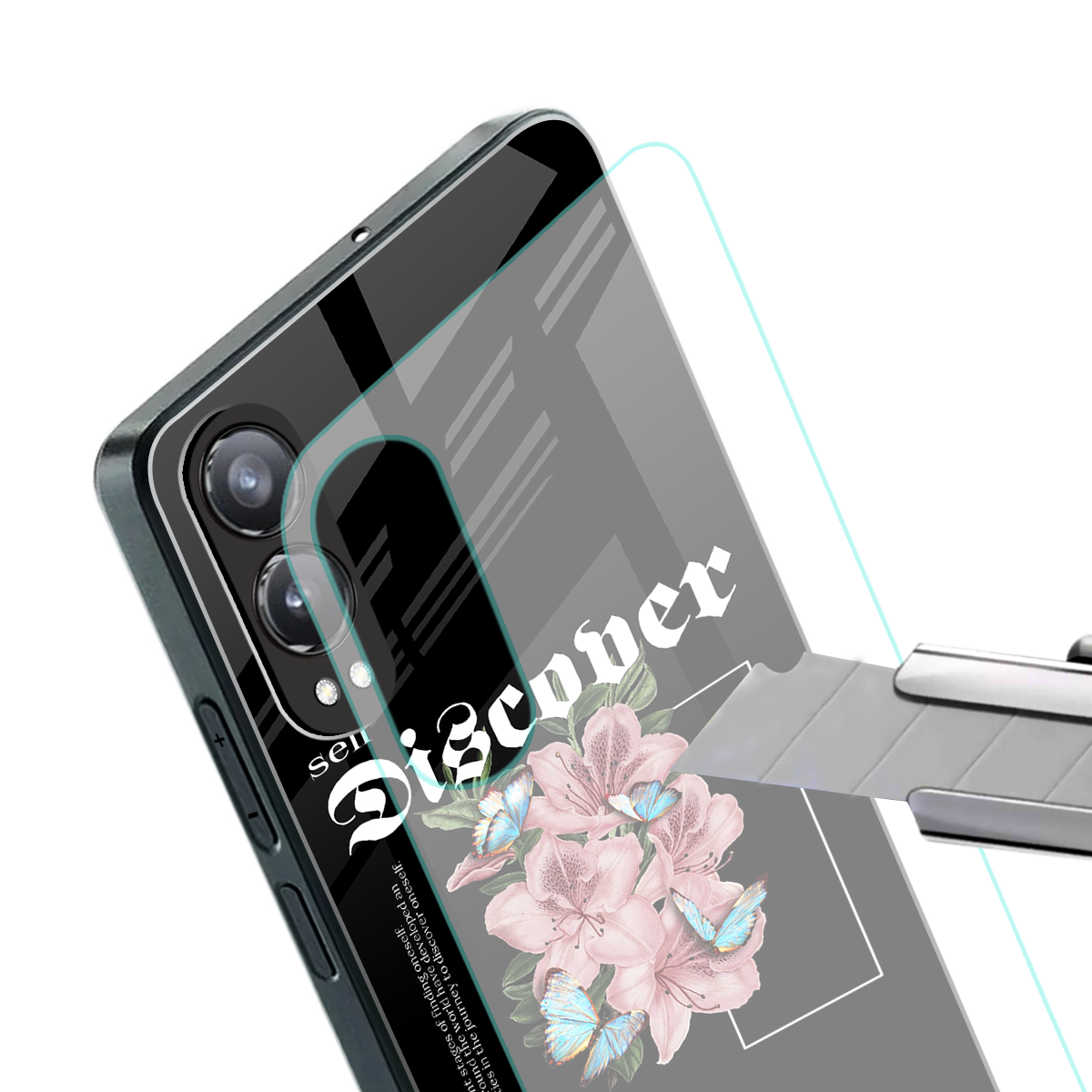 self discover back phone cover | glass case for oneplus nord ce 4 lite