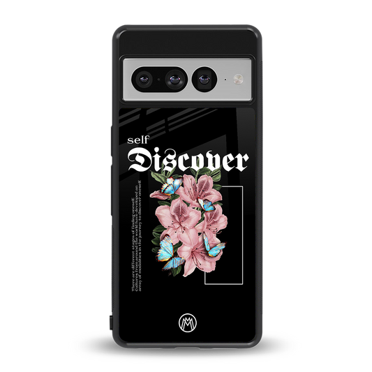 self discover back phone cover | glass case for google pixel 7 pro