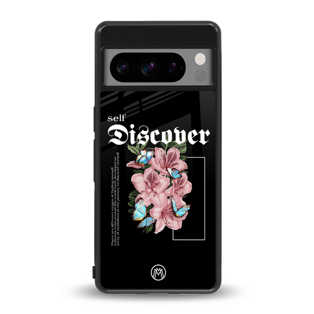 self discover back phone cover | glass case for google pixel 8 pro