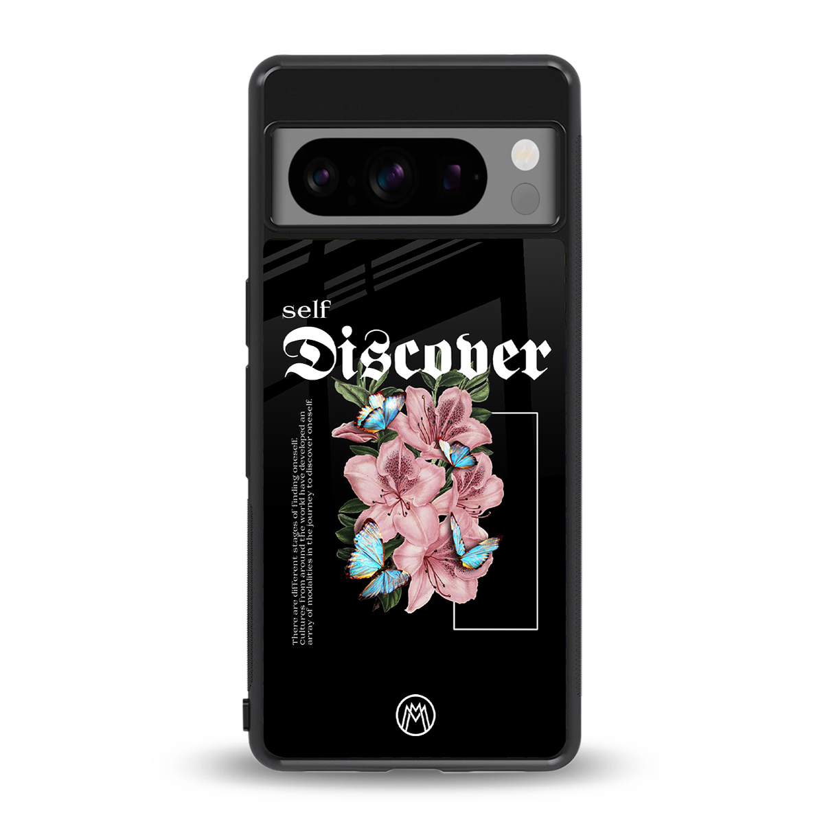 self discover back phone cover | glass case for google pixel 8 pro