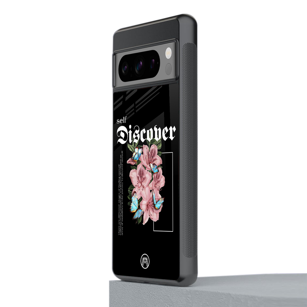 self discover back phone cover | glass case for google pixel 8 pro