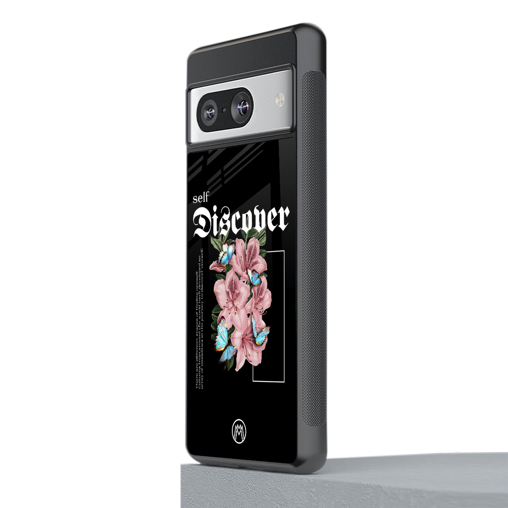self discover back phone cover | glass case for Google Pixel 8