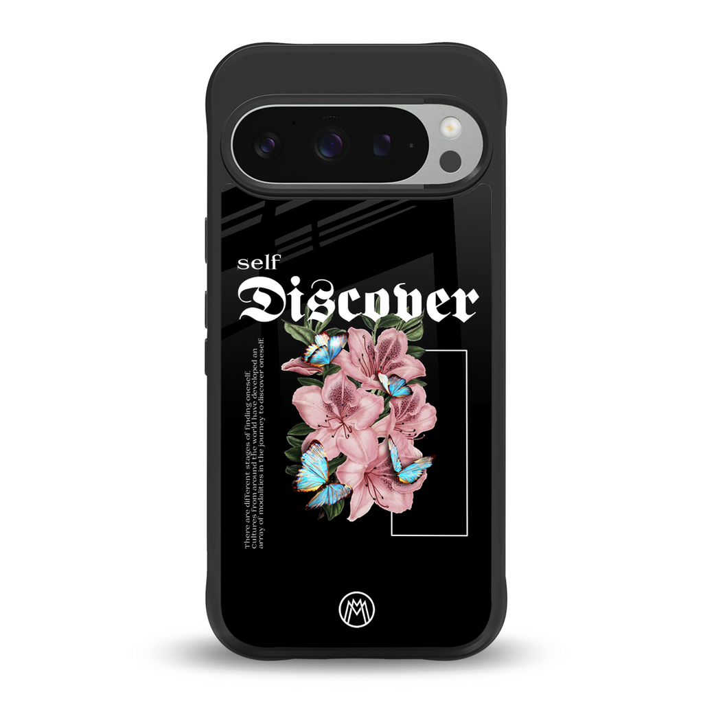 self discover back phone cover | glass case for google pixel 9 pro