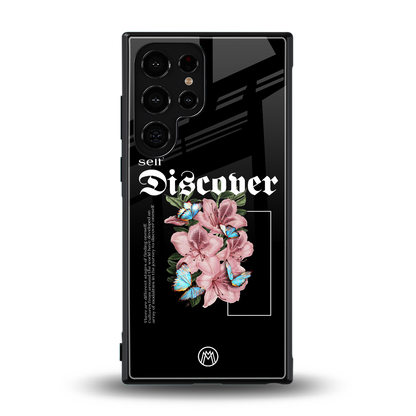 self discover back phone cover | glass case for samsung galaxy s24 ultra