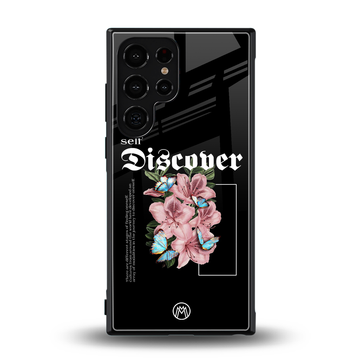 self discover back phone cover | glass case for samsung galaxy s23 ultra