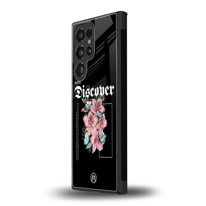 self discover back phone cover | glass case for samsung galaxy s24 ultra