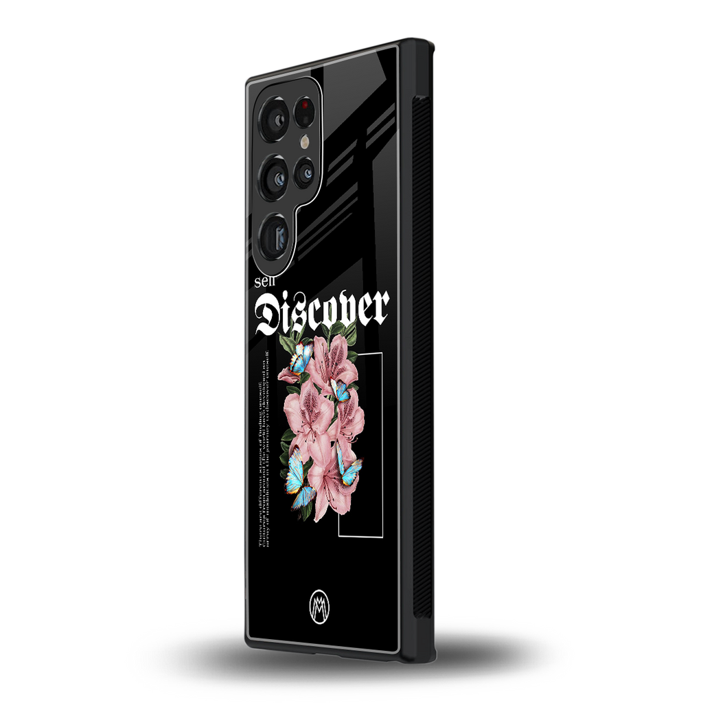self discover back phone cover | glass case for samsung galaxy s23 ultra