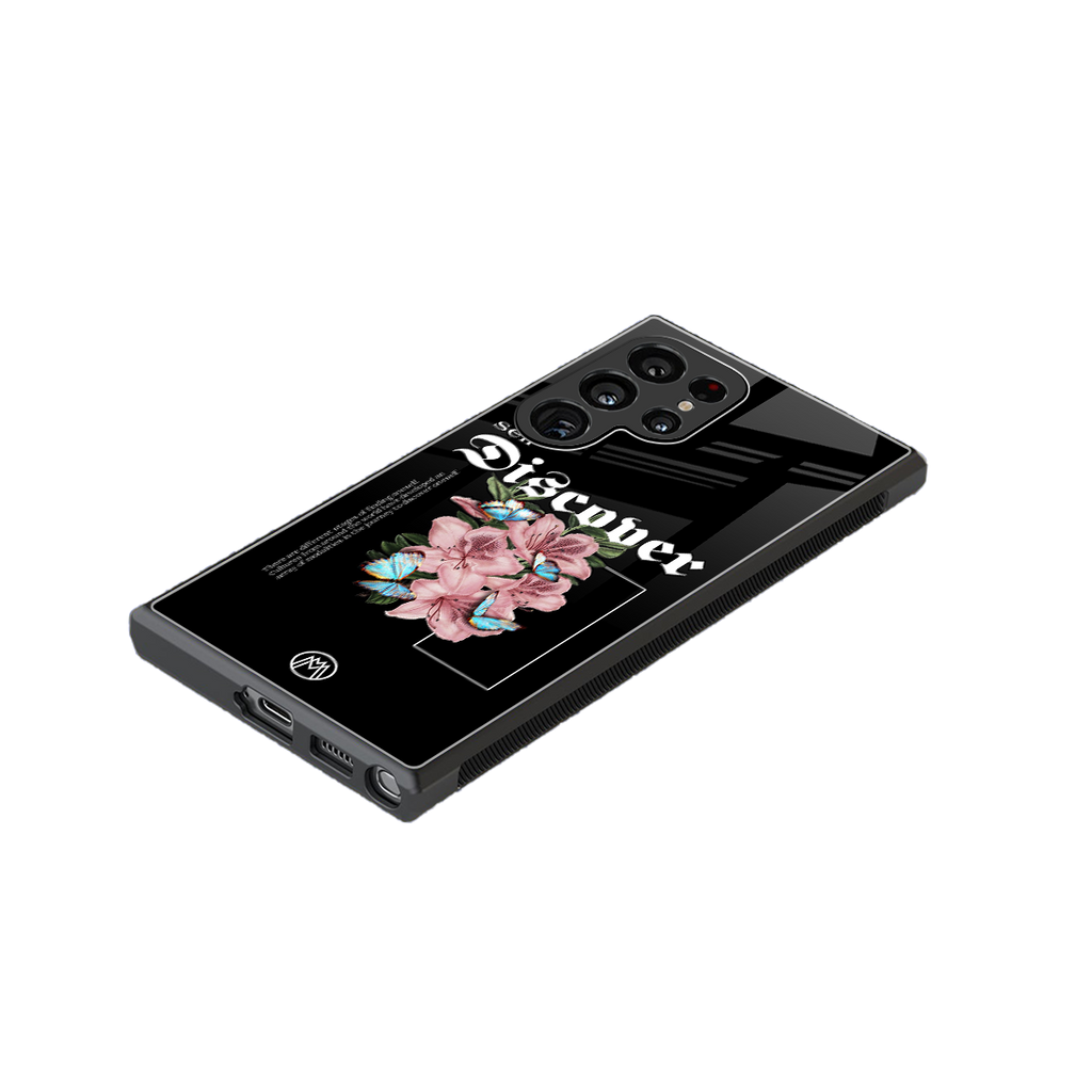 self discover back phone cover | glass case for samsung galaxy s23 ultra