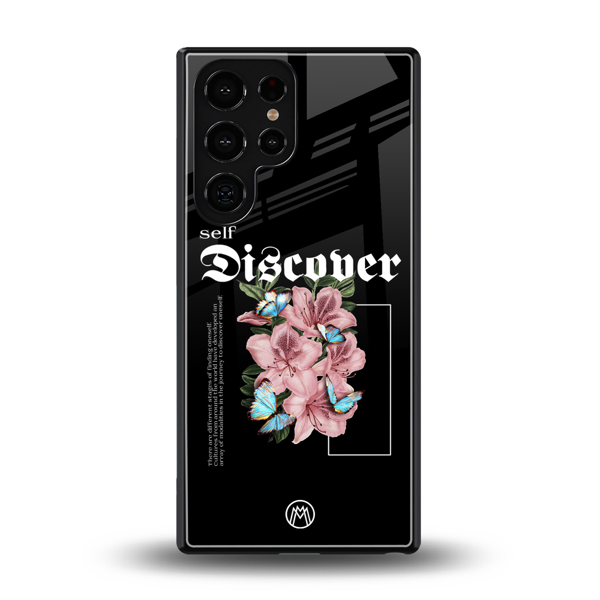 self discover back phone cover | glass case for samsung galaxy s25 ultra
