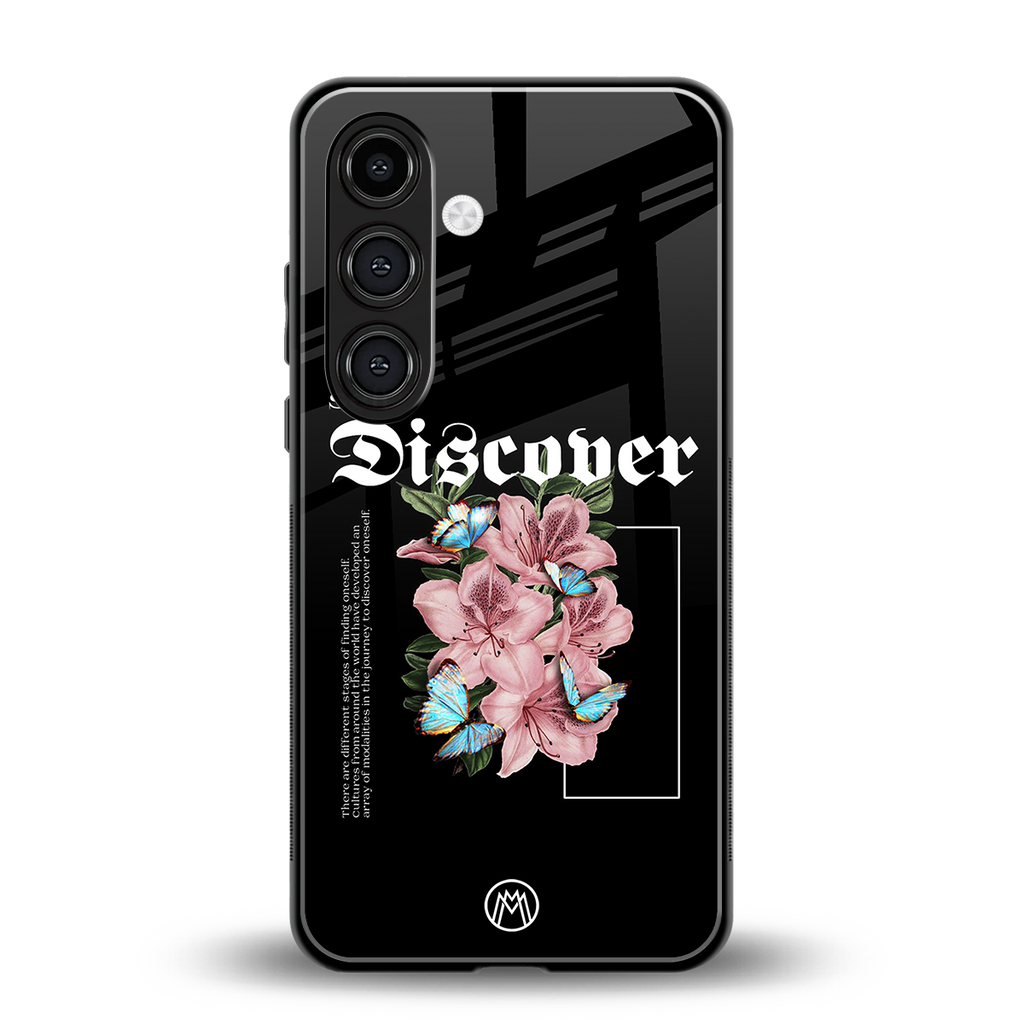 self discover back phone cover | glass case for samsung galaxy s24