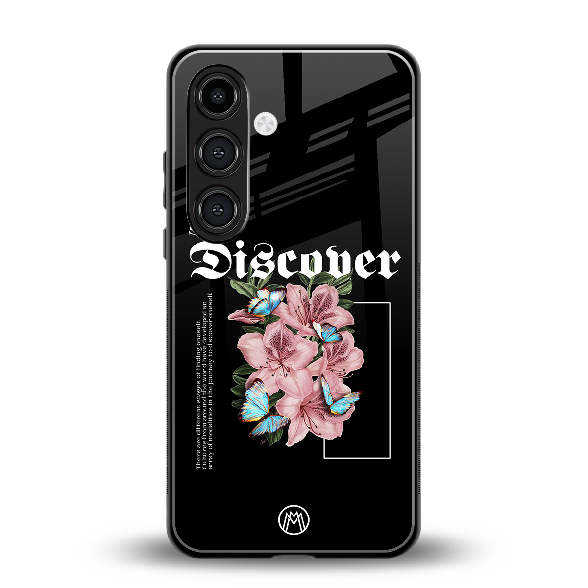 self discover back phone cover | glass case for samsung galaxy s24 fe