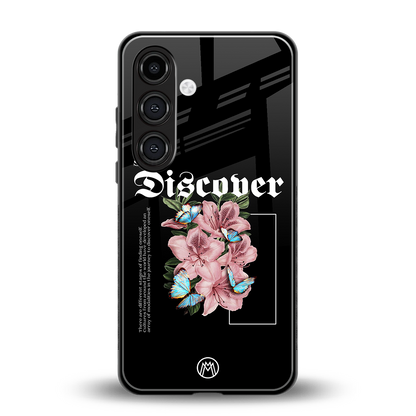 self discover back phone cover | glass case for samsung galaxy s24 fe