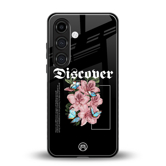 self discover back phone cover | glass case for samsung galaxy s24 fe