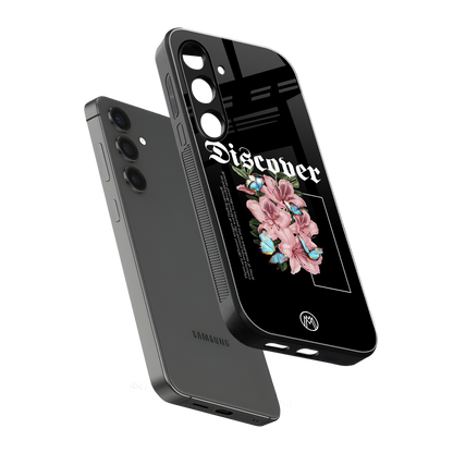 self discover back phone cover | glass case for samsung galaxy s24 fe