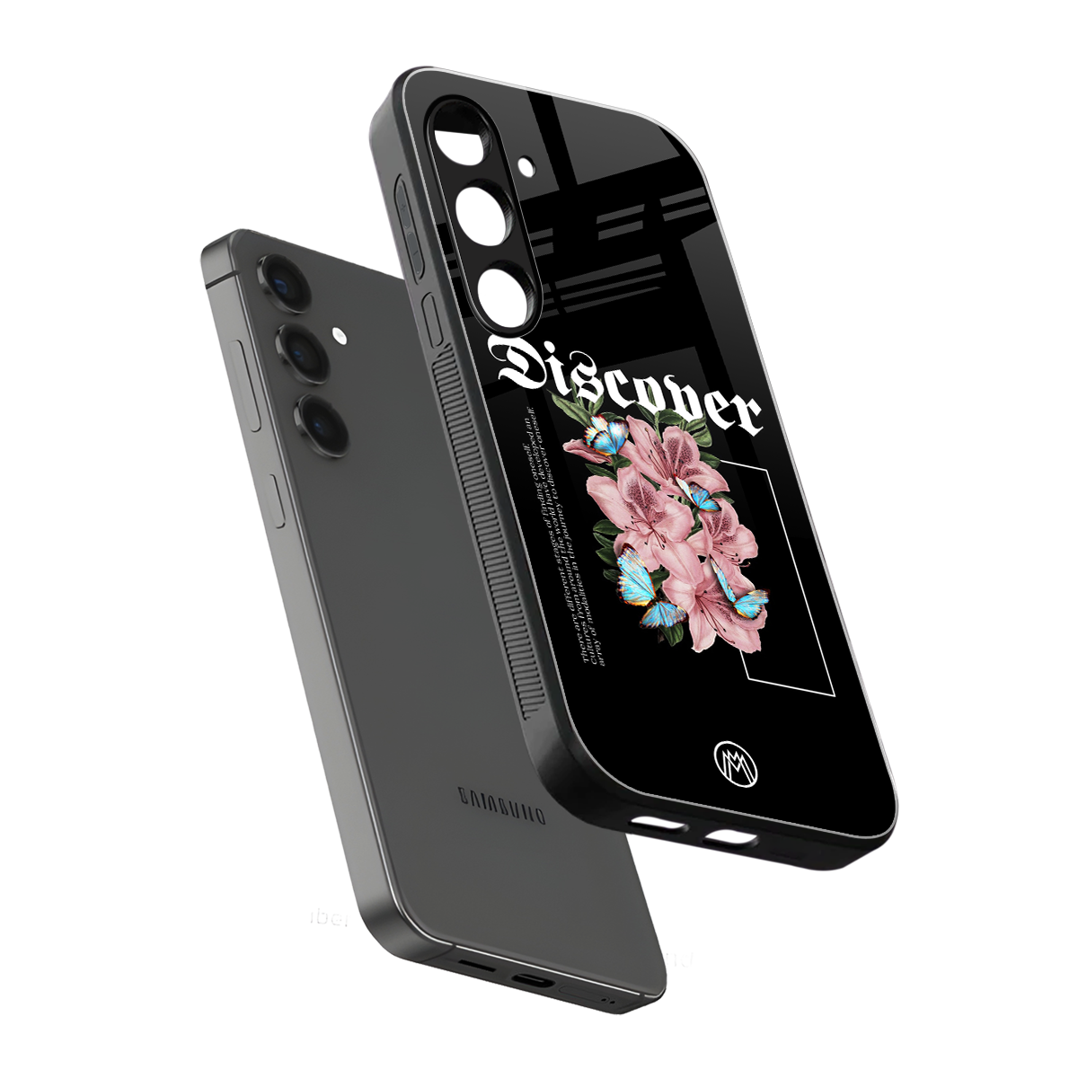 self discover back phone cover | glass case for samsung galaxy s24 plus