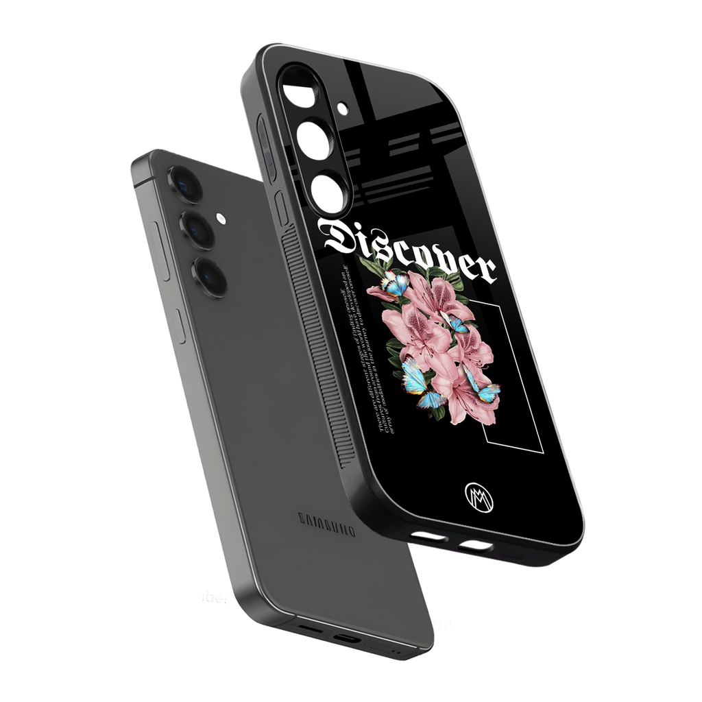self discover back phone cover | glass case for samsung galaxy s25 plus