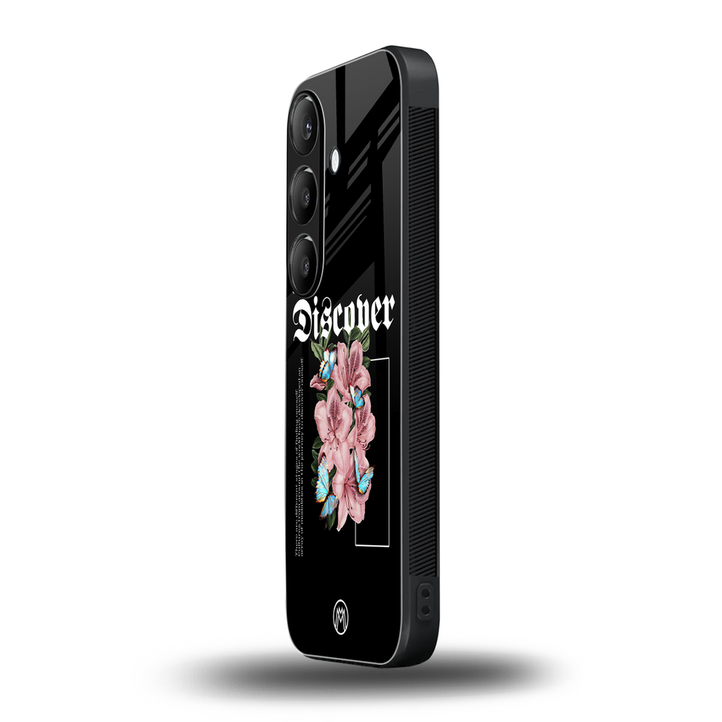 self discover back phone cover | glass case for samsung galaxy s24 plus