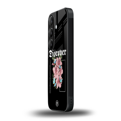 self discover back phone cover | glass case for samsung galaxy s24 plus