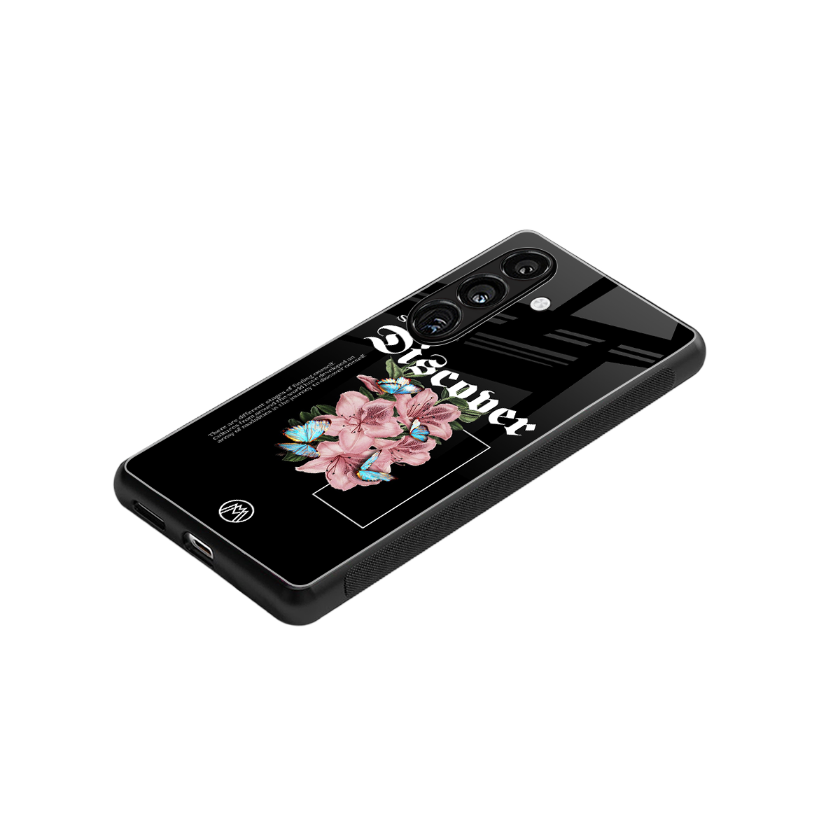 self discover back phone cover | glass case for samsung galaxy s24 plus