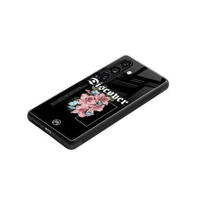 self discover back phone cover | glass case for samsung galaxy s24 plus