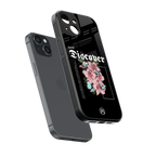 self discover back phone cover | glass case for iphone 15