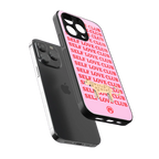self love club back phone cover | glass case for iphone 15 pro max