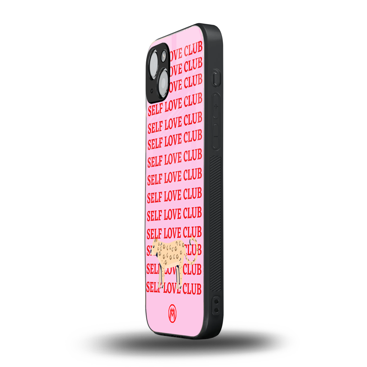self love club back phone cover | glass case for iphone 15