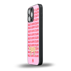 self love club back phone cover | glass case for iphone 16 pro max