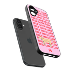 self love club back phone cover | glass case for iphone 16