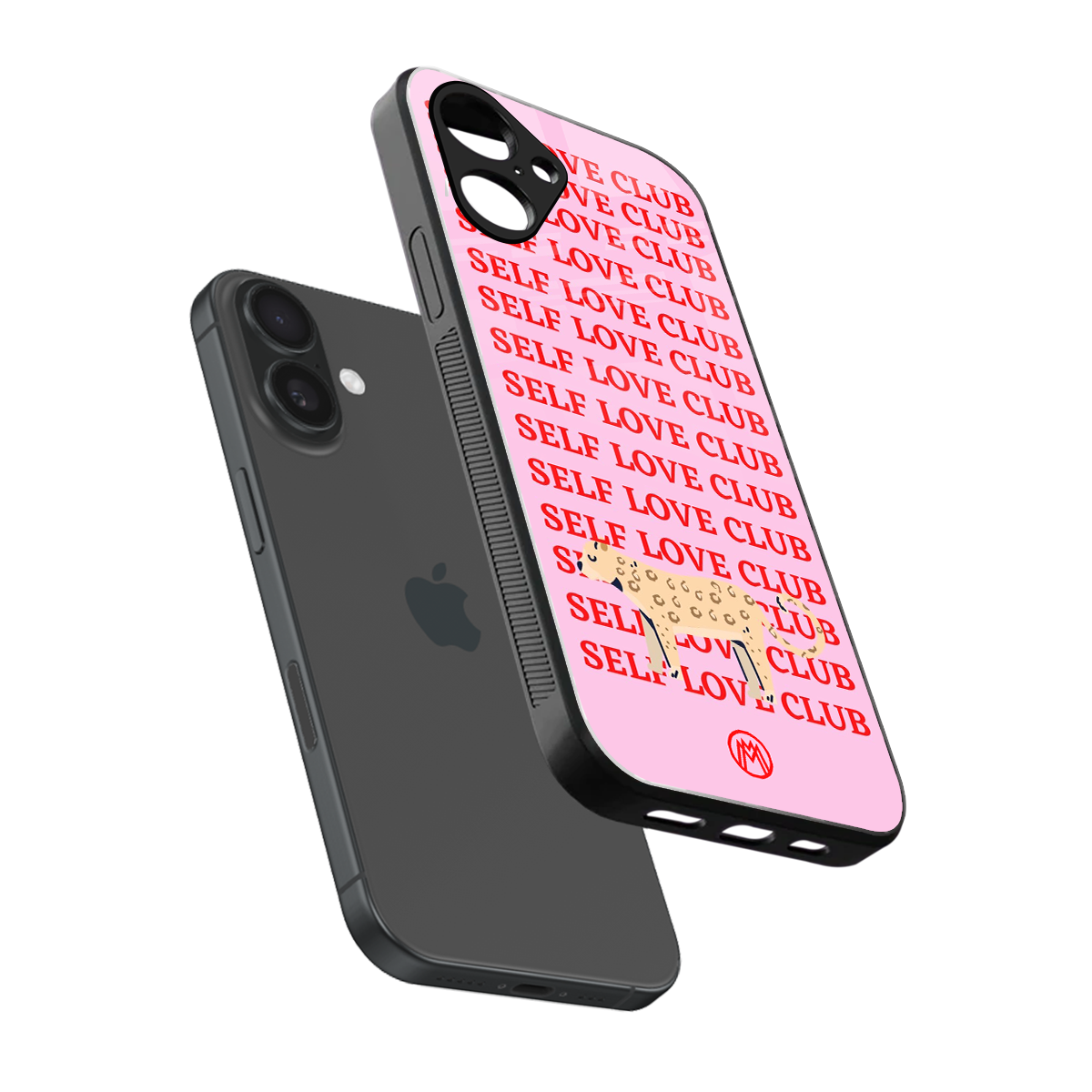self love club back phone cover | glass case for iphone 16