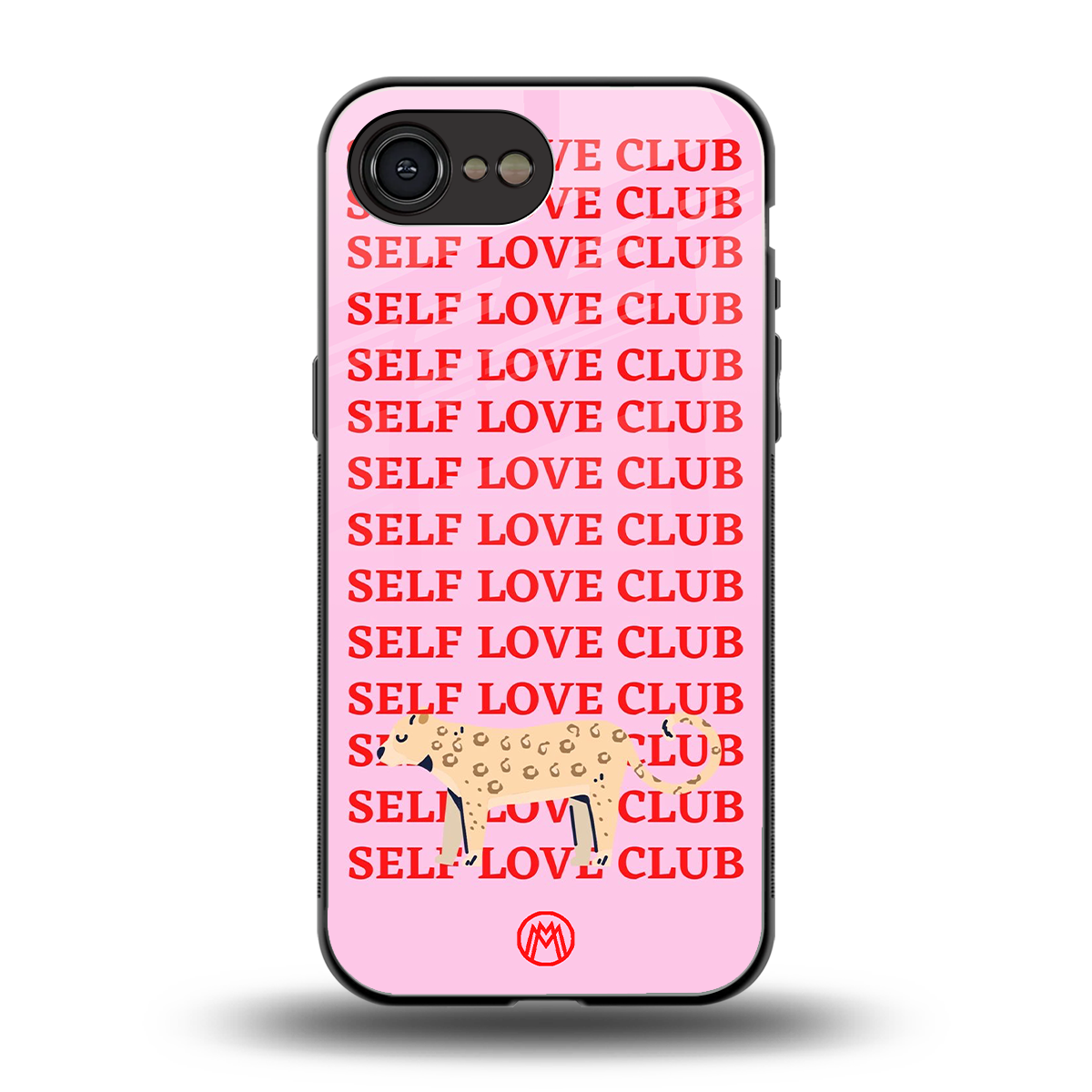self love club back phone cover | glass case for iphone 16e