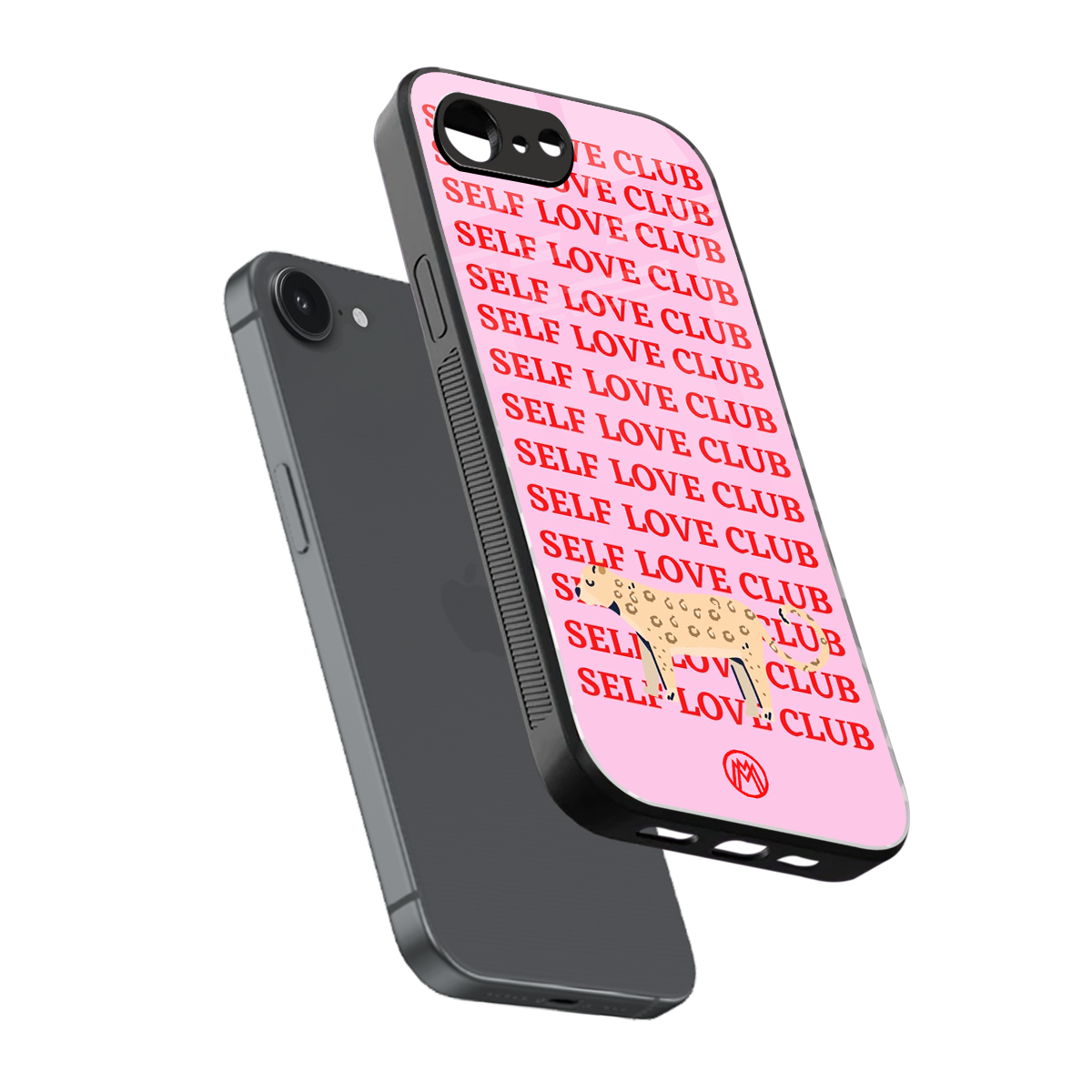 self love club back phone cover | glass case for iphone 16e