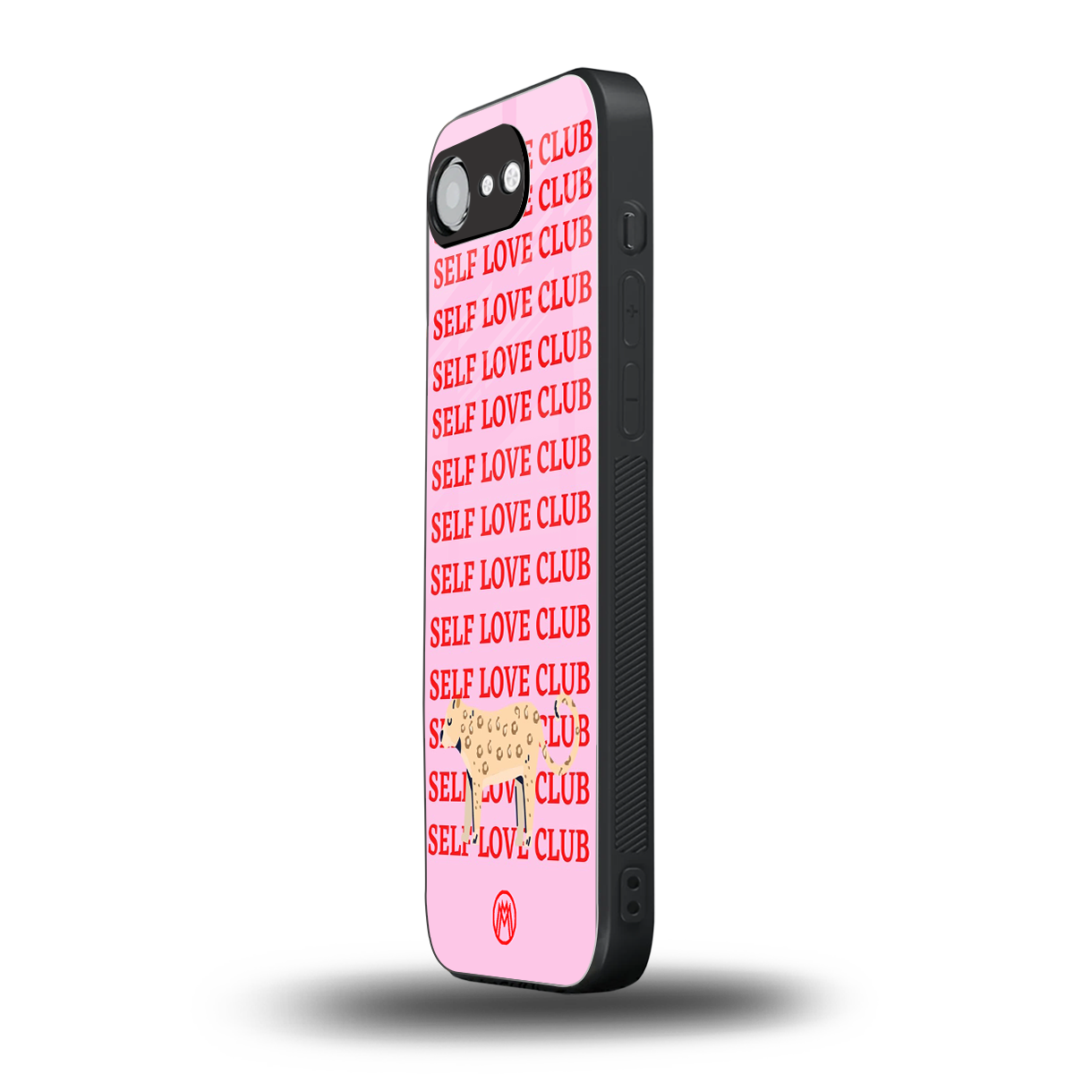 self love club back phone cover | glass case for iphone 16e