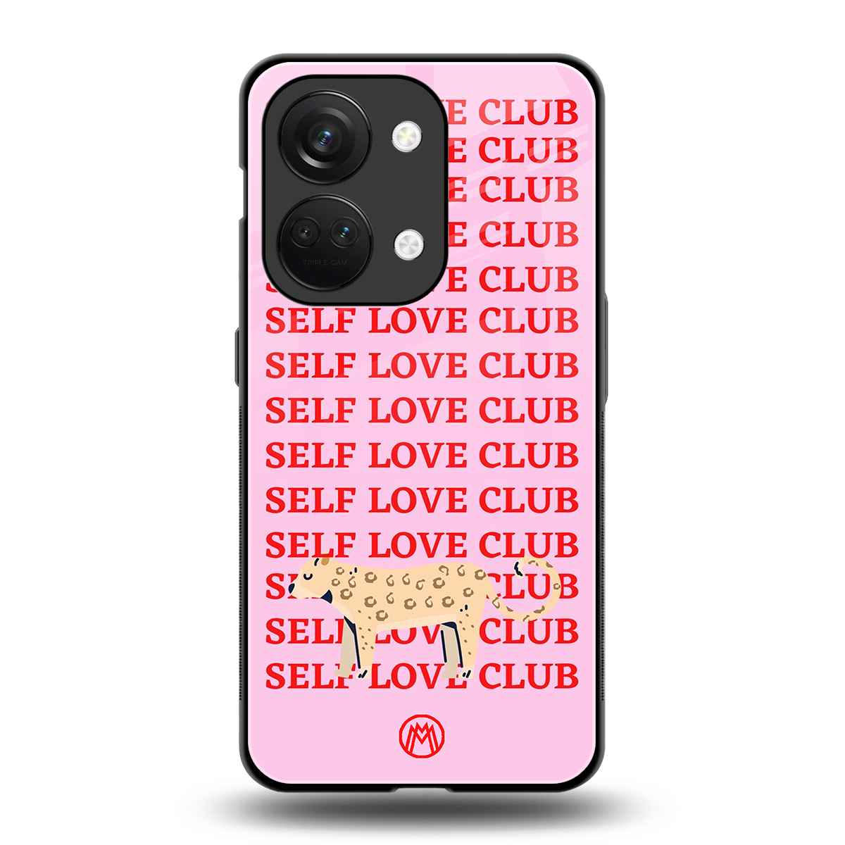 self love club back phone cover | glass case for oneplus nord 3